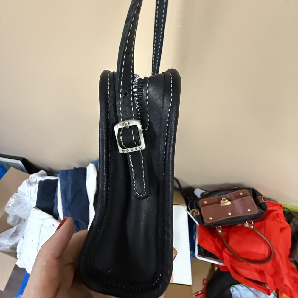 Coach Black Vintage  1999 Bag Sleek Design 9139 - Picture 6 of 8